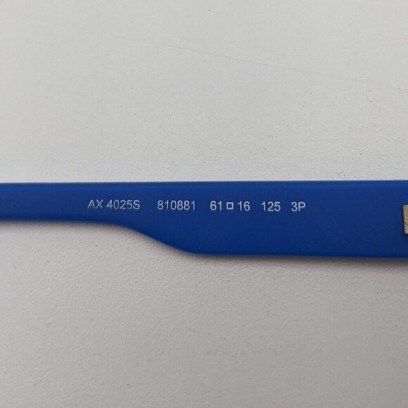 🕶️Frame only! Armani Exchange AX 4025S 810881 Sunglasses 61/16 125 /YHI7… - Picture 4 of 6